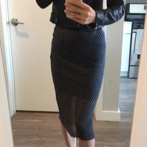 Calvin Rucker Wool Net Skirt - 2 Piece